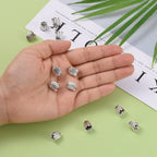 Pärlhattar Koner 10x10mm Antiksilver, 10-pack