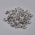 Pärlhattar 7x7mm Antiksilver, 15-pack