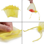 Organzapåsar 12x9cm Mixade färger, 10-pack