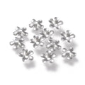 Pärlhattar 6mm i Rostfritt stål, 20st