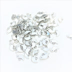 Berlocker Små Fåglar Antiksilver 7x11mm, 10-pack