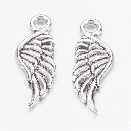 Änglavingar Berlock Antiksilver 13x21mm, 8st