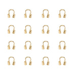 Wire Guardians 5x4mm Trådskydd Gyllene Nickelfria, 25-pack