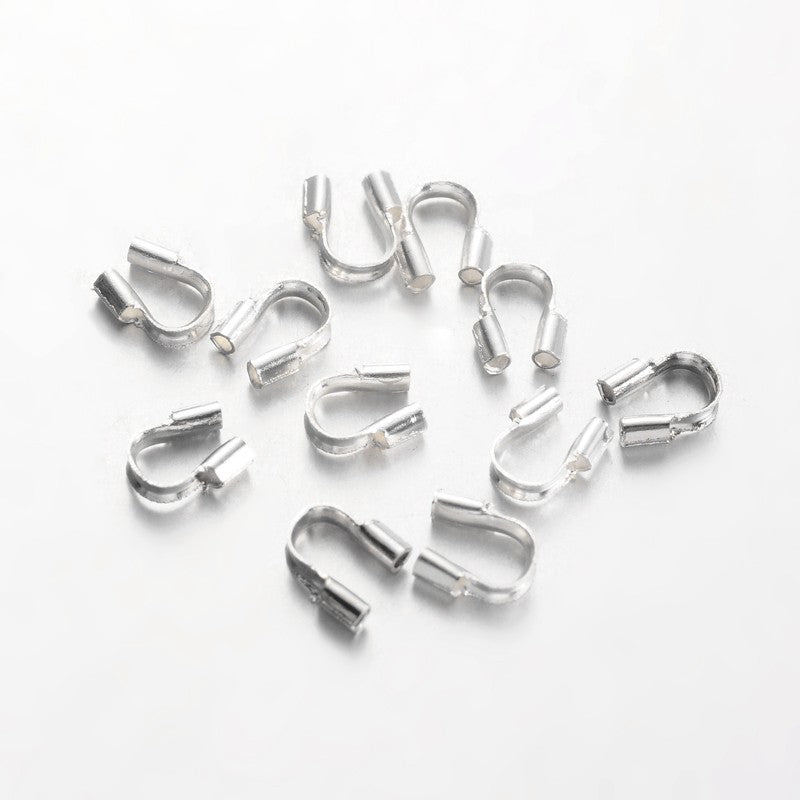 Wire Guardians 5x4mm Trådskydd Silverpläterade Nickelfria, 25-pack