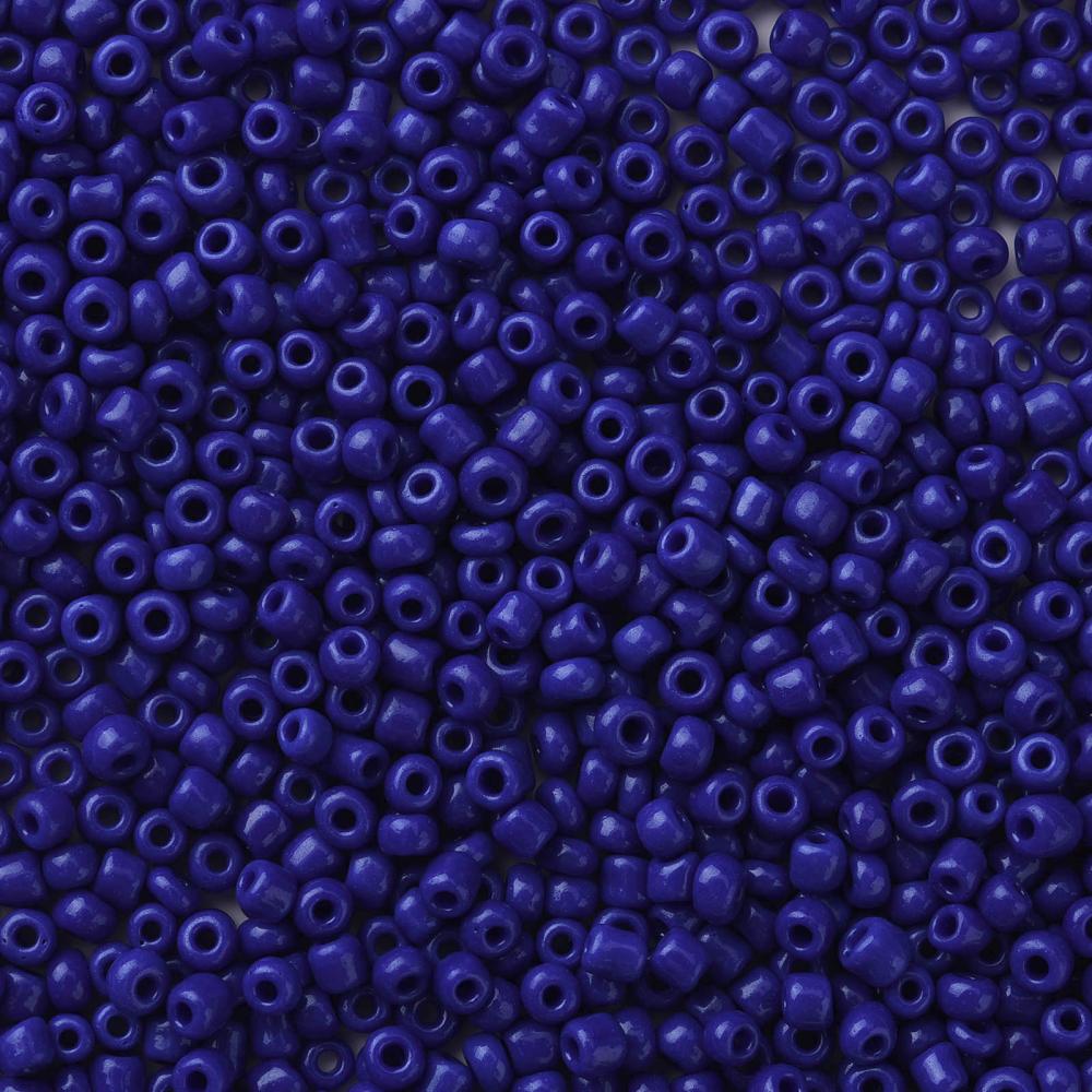 Seed Beads 3mm eller 4mm Mörkblå, 30 gram