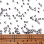 Seed Beads 2mm, 3mm eller 4mm Silver, 30 gram