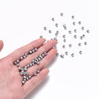 Seed Beads 2mm, 3mm eller 4mm Silver, 30 gram