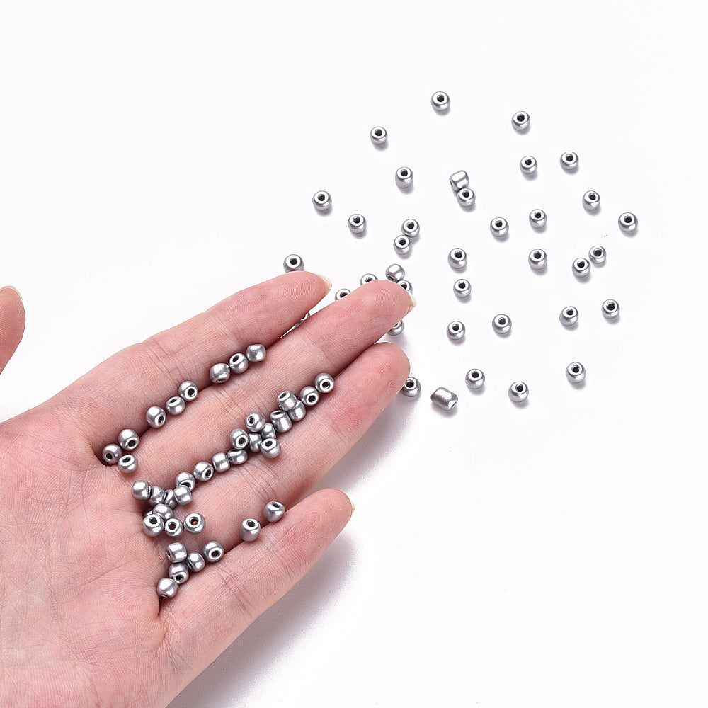 Seed Beads 2mm, 3mm eller 4mm Silver, 30 gram