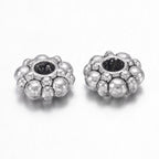 Metallpärlor Distanspärlor 6x3mm Antiksilver, 20st