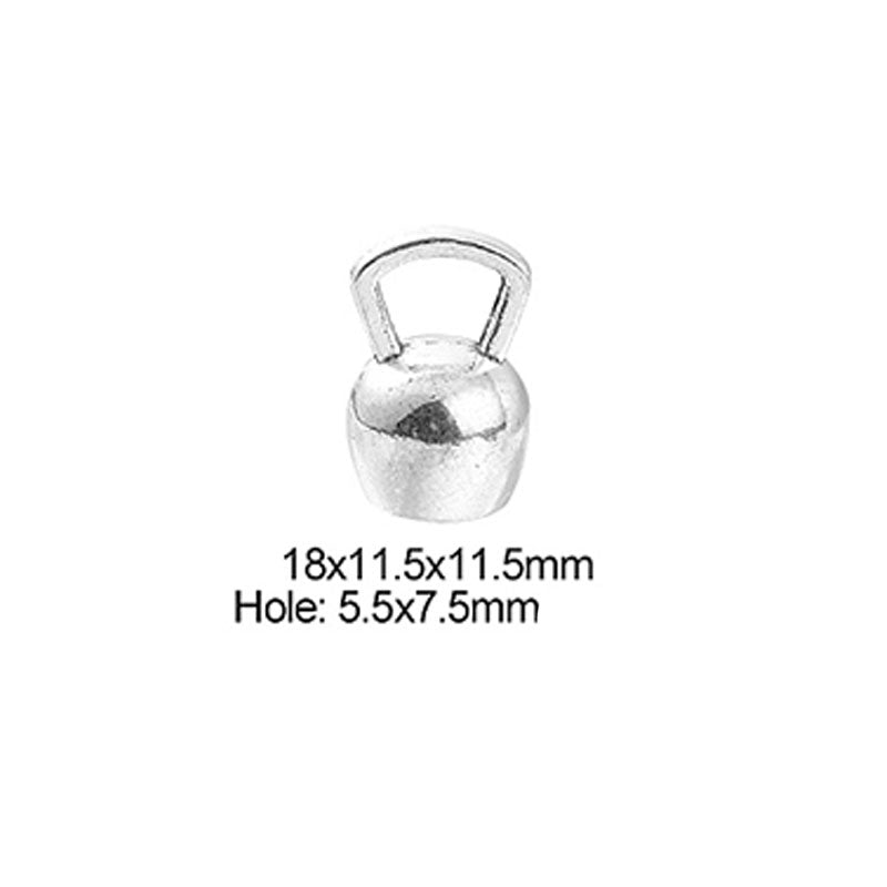 Kettlebell Berlock 18x11,5mm Antiksilver, 1st