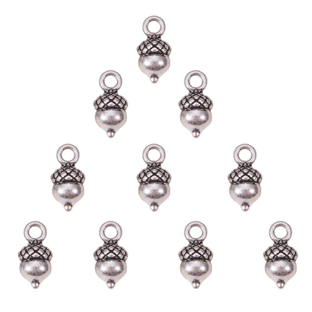 Ekollon Berlocker Antiksilver 14x7mm, 2st