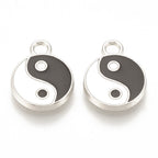 Yin & Yang Berlocker 16x12mm, 2st