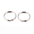 Nyckelringar 35mm Platinumfärgade, 5-pack