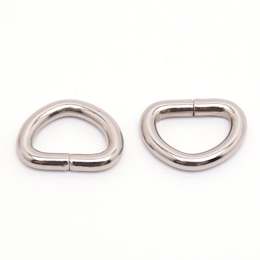 D-ringar 23x17x3,8mm Platina, 2st