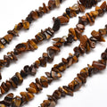 Tigeröga Chips 5-8mm Naturliga Ädelstenar, 1 sträng (36 cm)